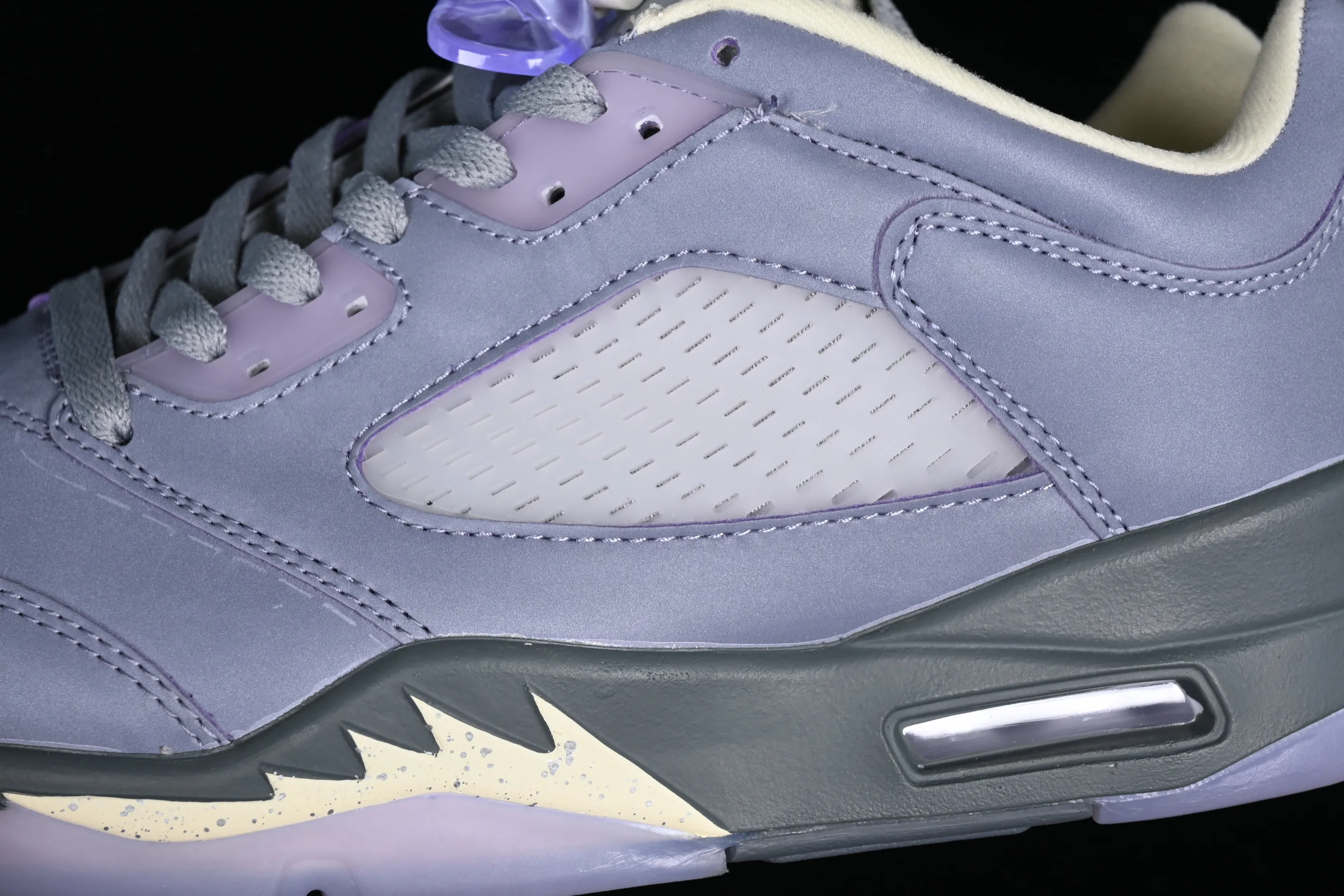 All categories Air Jordan Jordan series basketball shoes Air Jordan 5 G version Air Jordan 5 Low "Indigo Haze" AJ5 Joe 5 3M reflective indigo fog color low-top basketball shoes FJ4563-500
